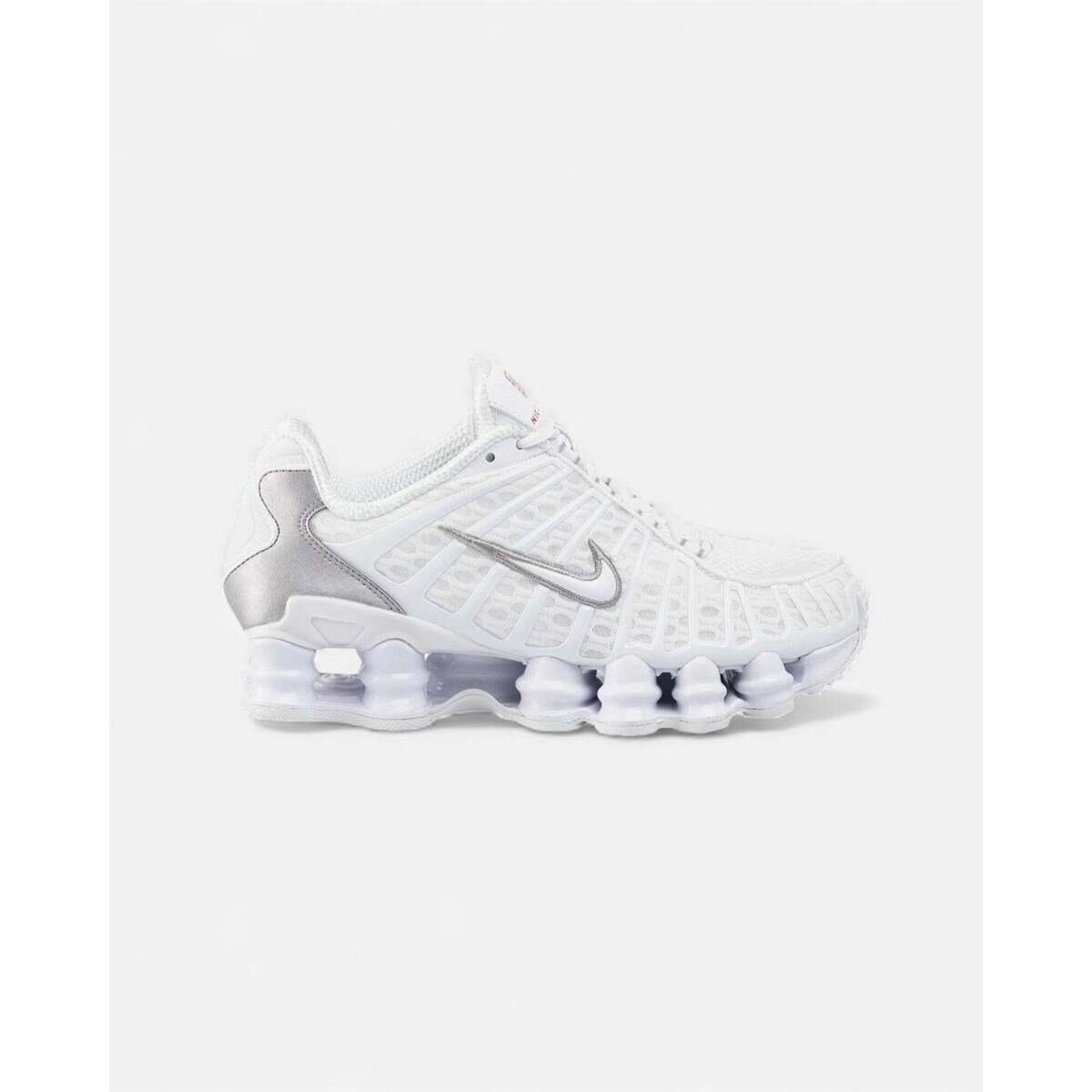 Nike Pantofi Shox TL White Metallic Silver Max Orange (Women's)