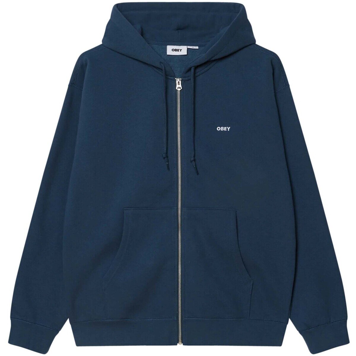 Obey Îmbracaminte Established Works Bold Zip Hood Ii Fleece