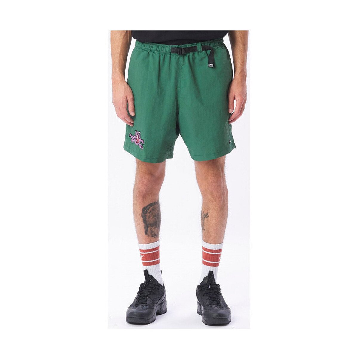 Obey Îmbracaminte Hang out web belt short