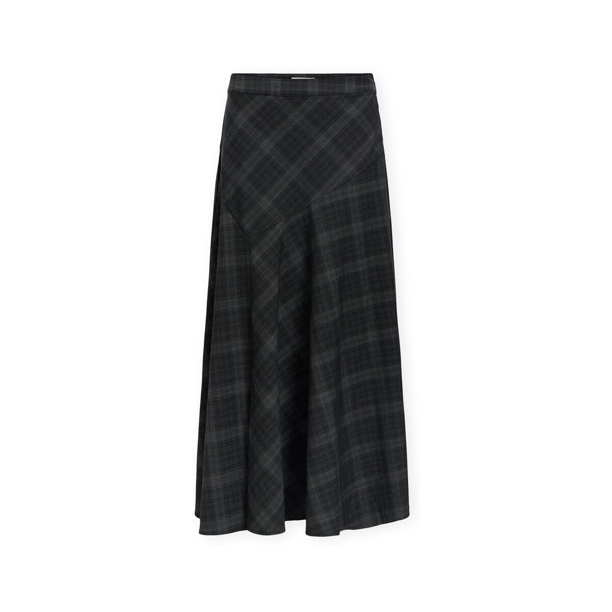 Object Îmbracaminte Diena Long Skirt - Black/Gun Metal