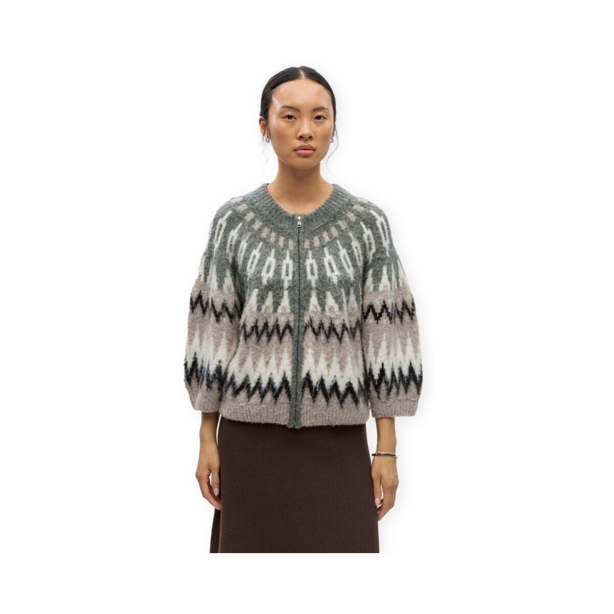Object Îmbracaminte Jaade Diana Cardigan - Gun Metal/Multicolor