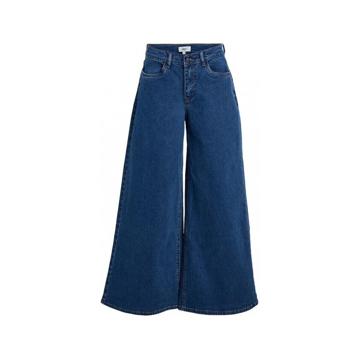 Object Îmbracaminte Jeans Moji Wide - Medium Blue Denim