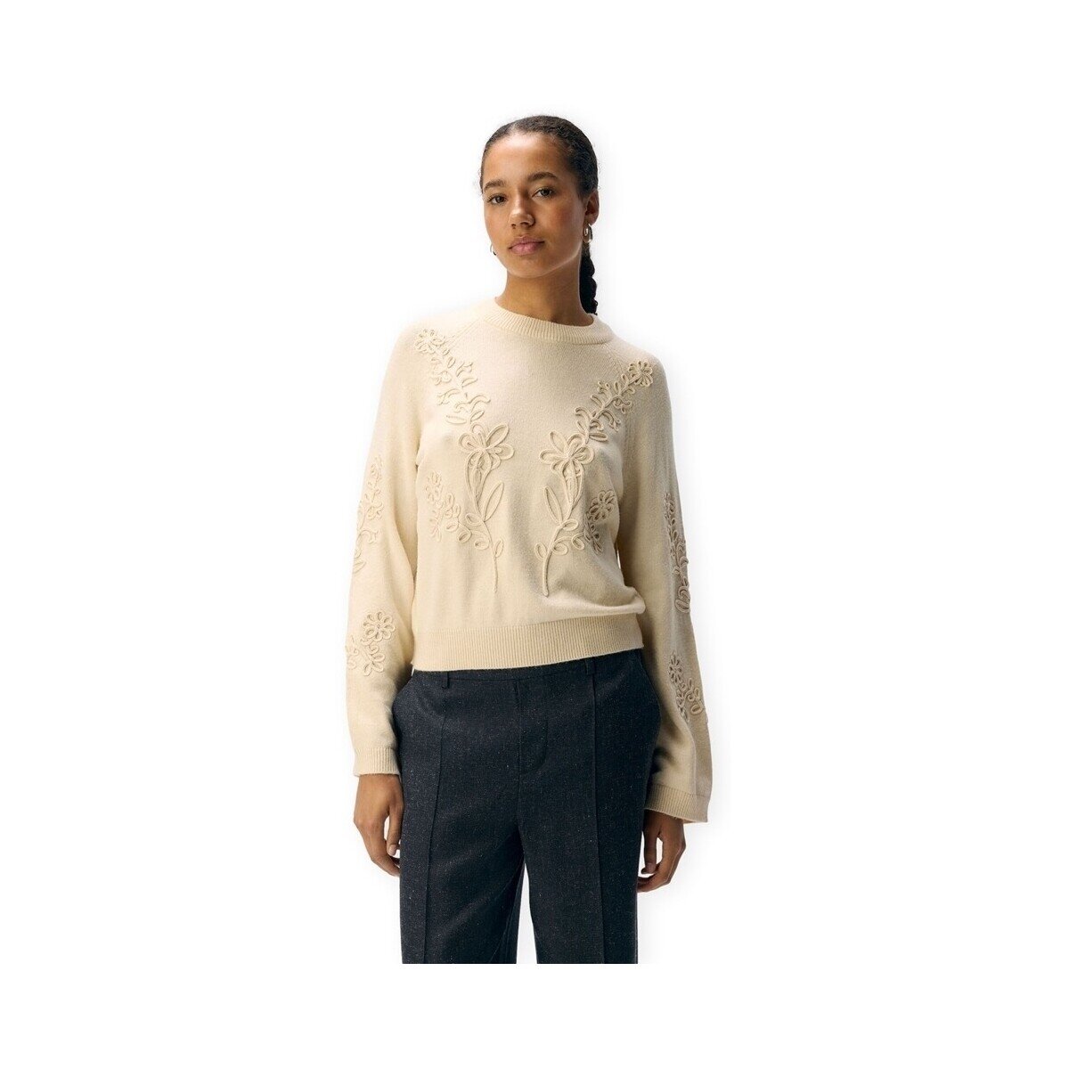 Object Îmbracaminte Noos Laney Rubin Knit - Sandshell