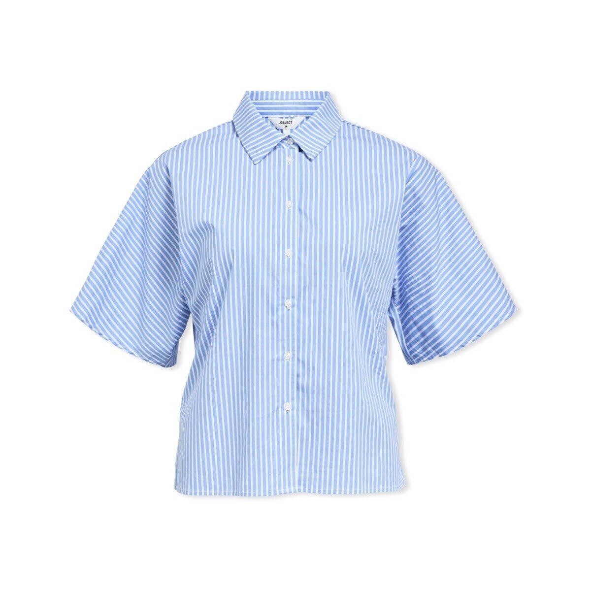 Object Îmbracaminte Tutta Shirt - Cornflower Blue/White