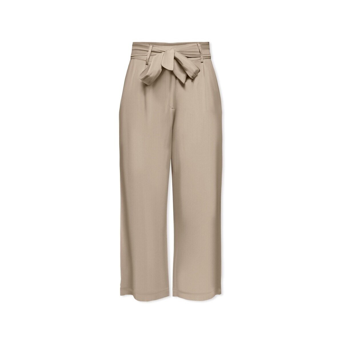 Only Îmbracaminte Caro Linen Trousers - Oxford Tan