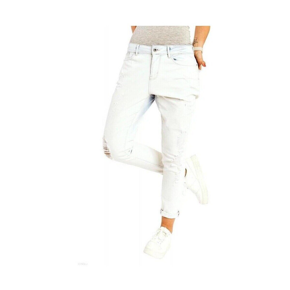Only Îmbracaminte Lima Boyfriend Jeans L32 - White