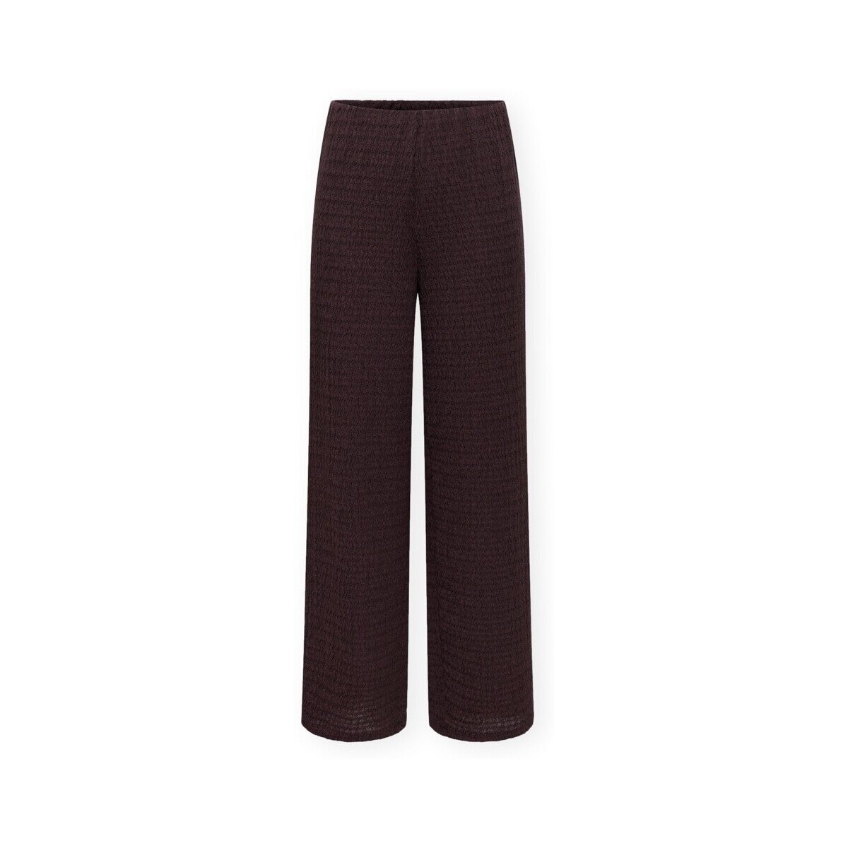 Only Îmbracaminte Noos Ilse Trousers - Deep Mahogany