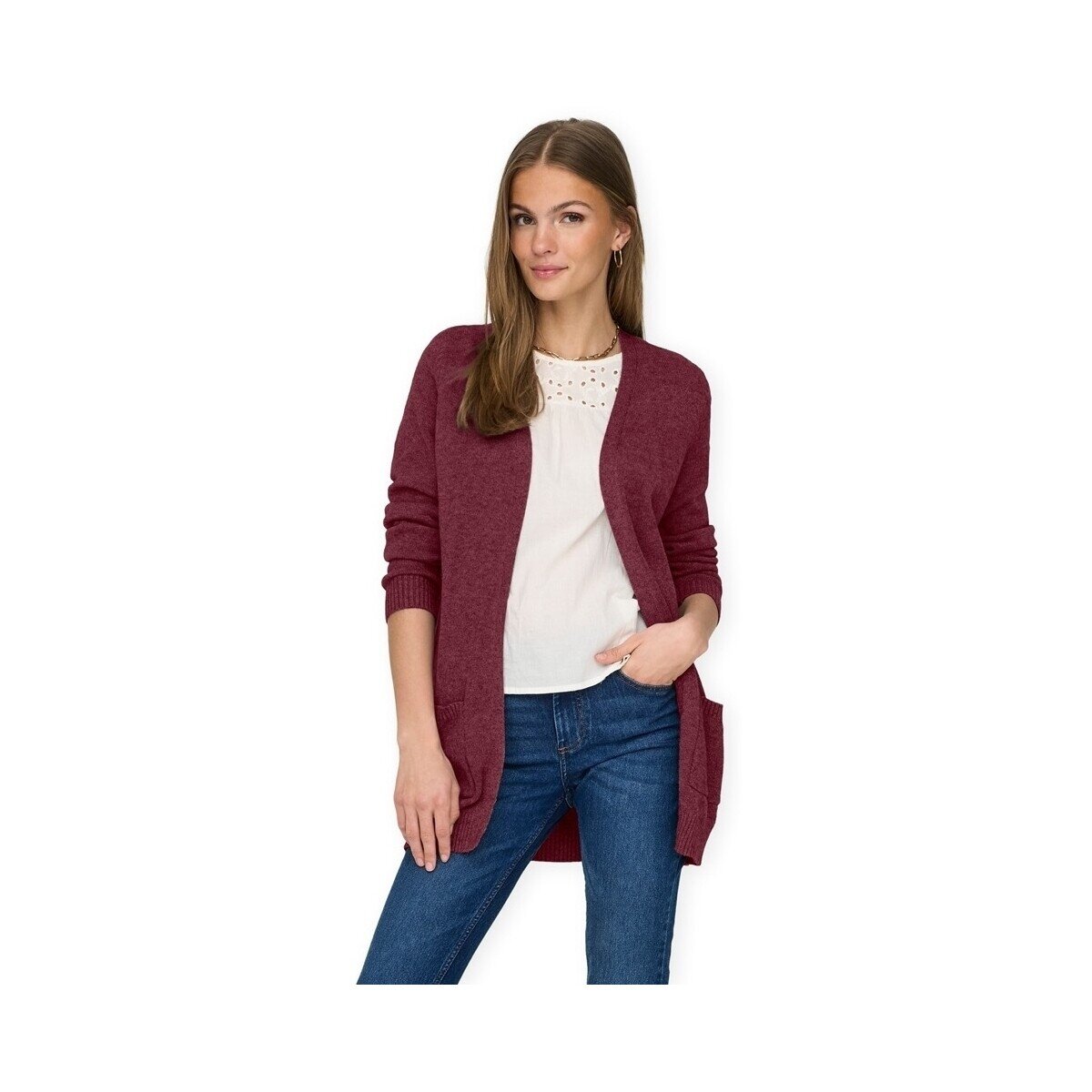 Only Îmbracaminte Noos Lesly Cardigan - Zinfandel