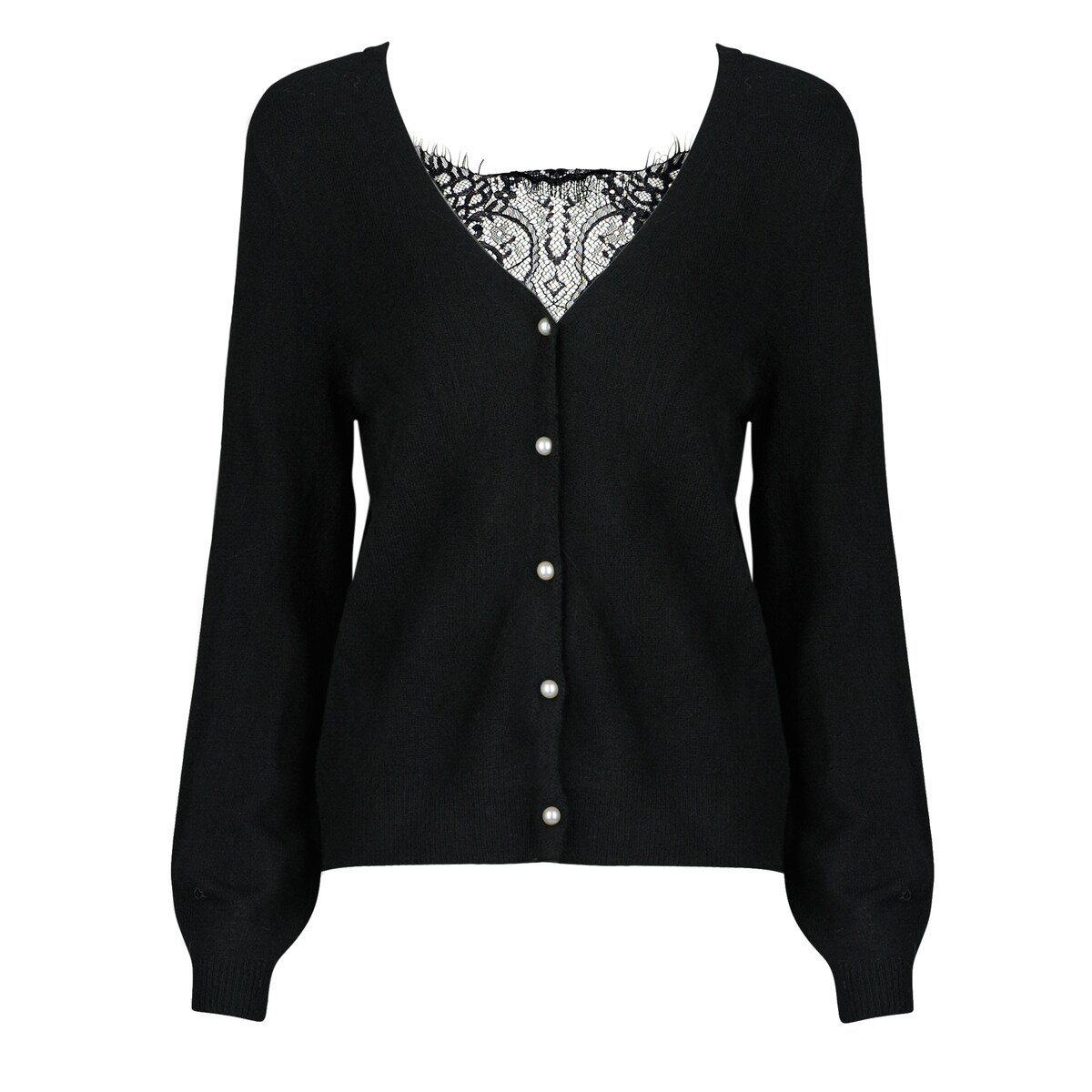Only Îmbracaminte ONLADELE LS LACE MIX REVERS CARDI