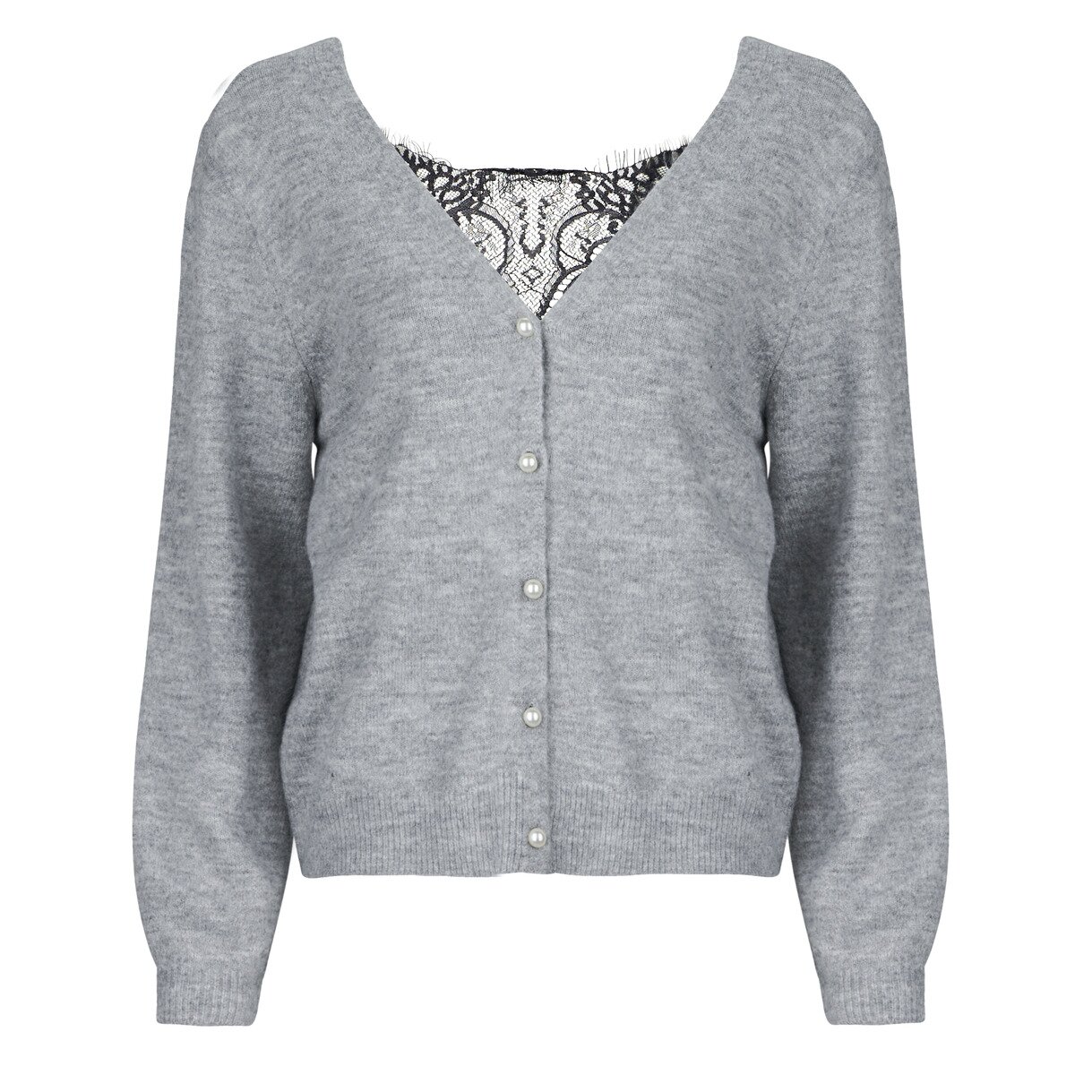 Only Îmbracaminte ONLADELE LS LACE MIX REVERS CARDI