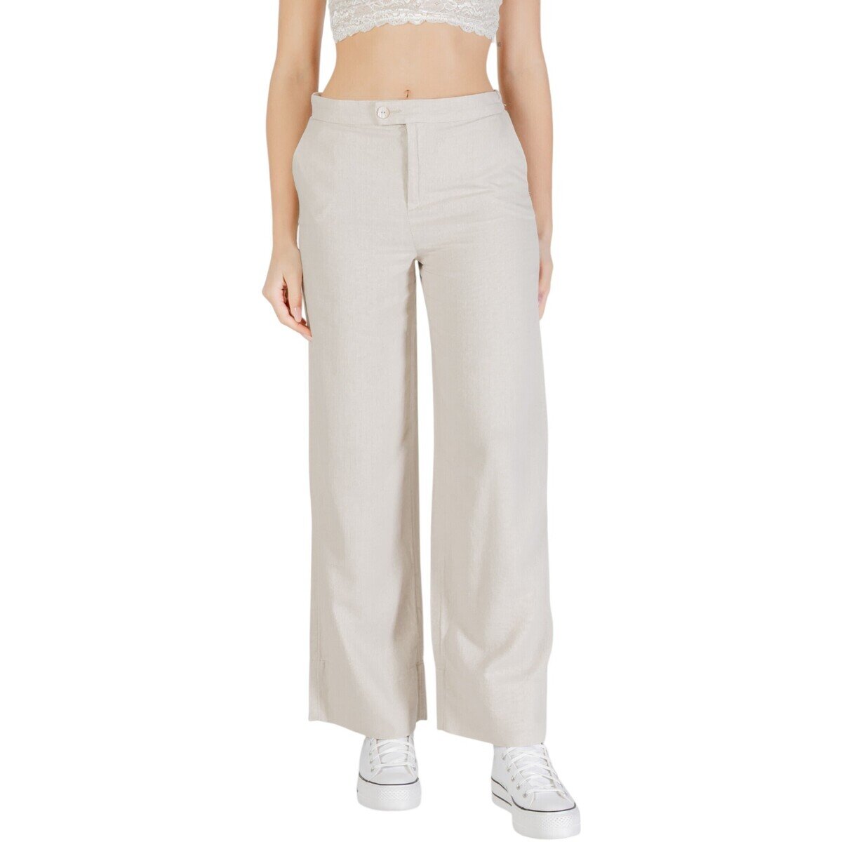 Only Îmbracaminte ONLCARO HW LINEN BL WIDE PANT CC PNT 15338716