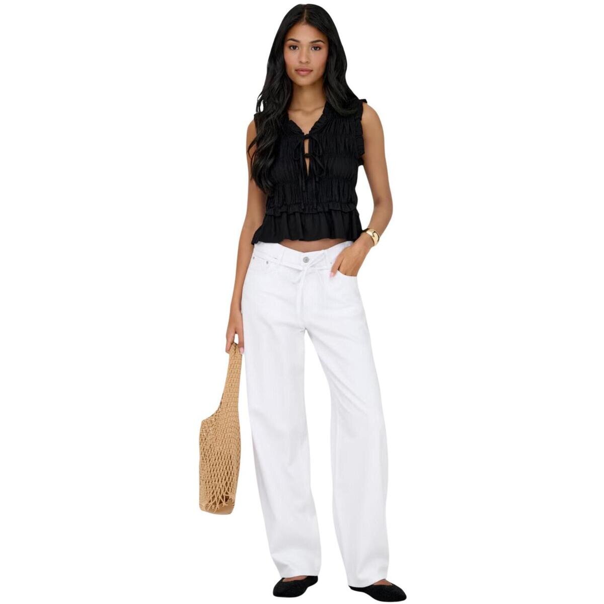 Only Îmbracaminte ONLGIANNA MW STRAIGHT DOT DNM NOOS 15363227