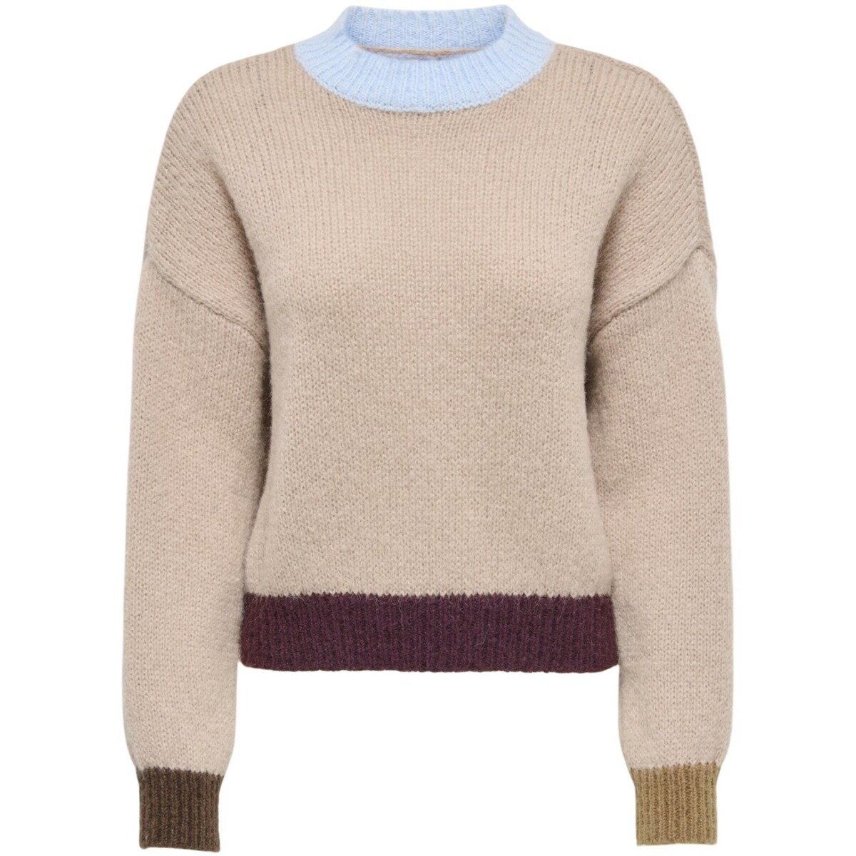 Only Îmbracaminte ONLOLINA LS CONTRAST HIGHNECK CC KNT 15375631