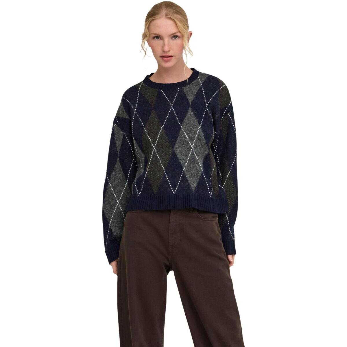 Only Îmbracaminte Onlrhombus Argyle Pullover Knt Noos 15383804