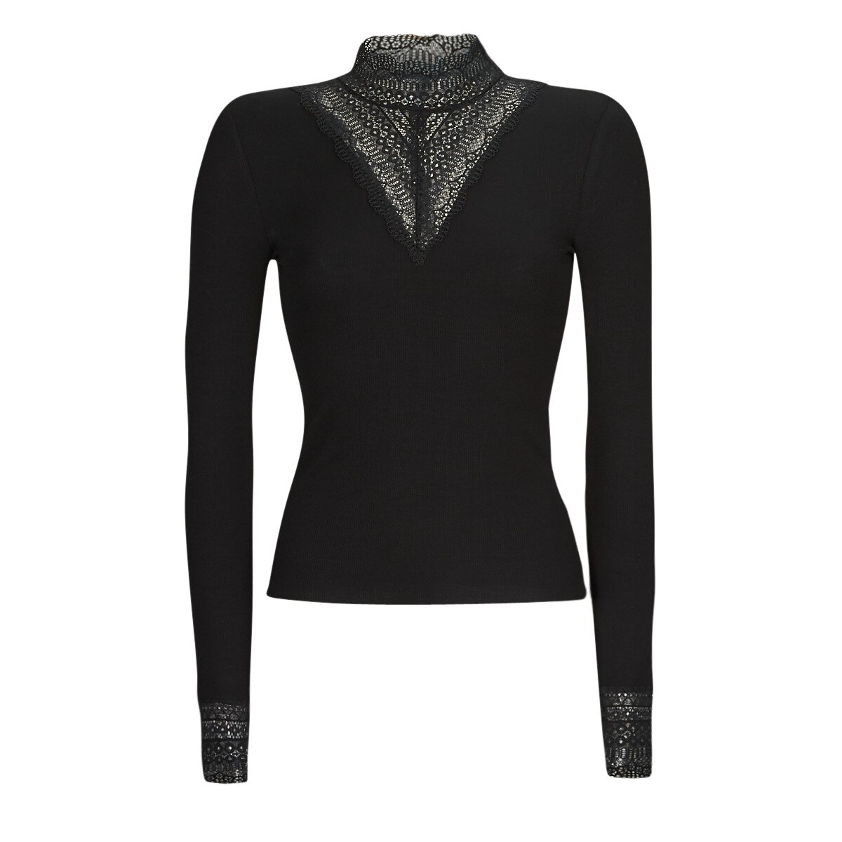 Only Îmbracaminte ONLTILDE L/S HIGH NECK LACE TOP JRS