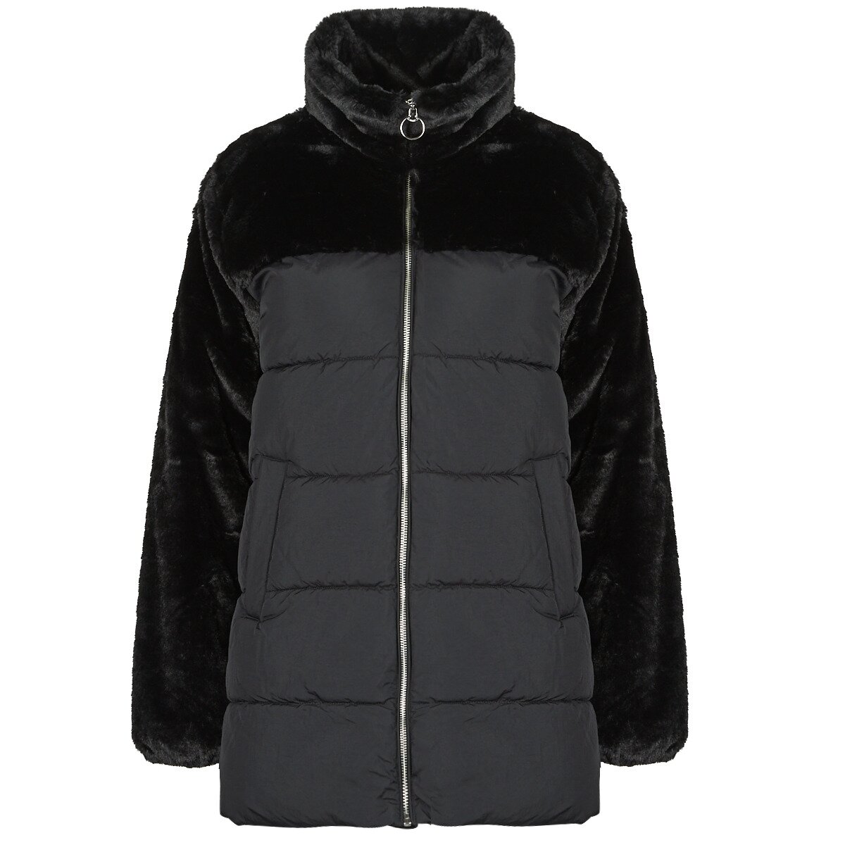 Only Îmbracaminte ONLWANJA FUR PUFFER MIX COAT CC OTW
