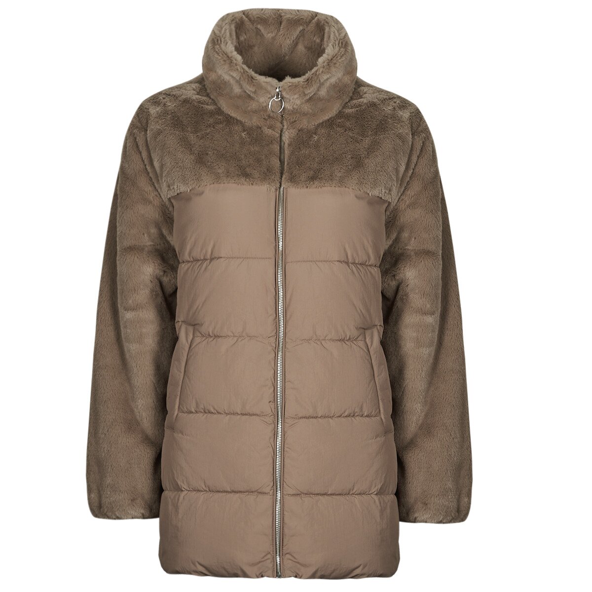 Only Îmbracaminte ONLWANJA FUR PUFFER MIX COAT CC OTW