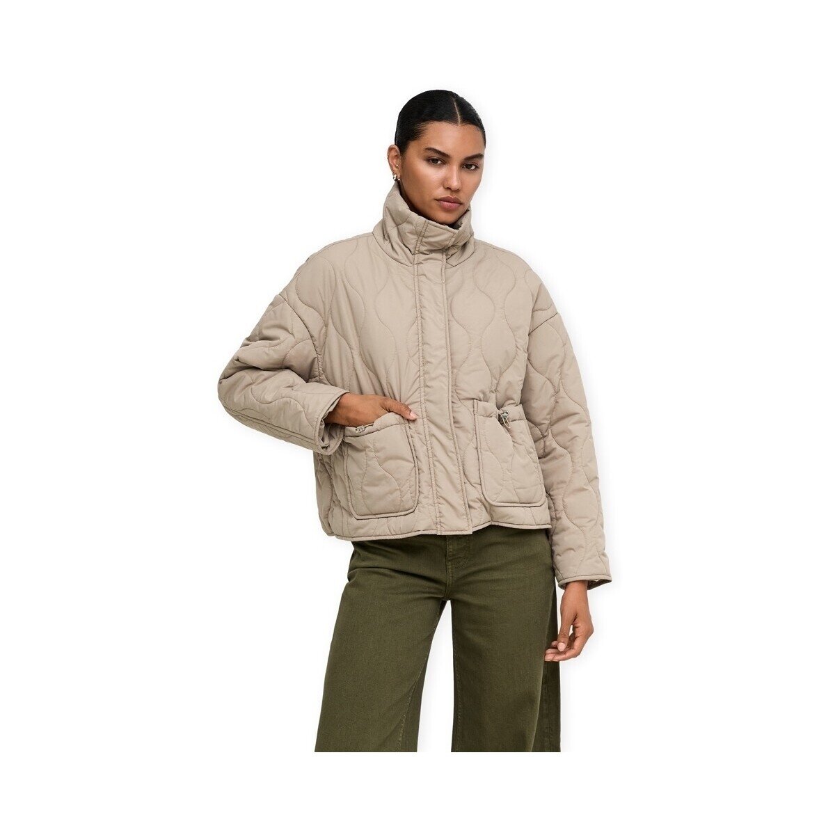 Only Îmbracaminte Sigga Short Jacket - Silver Mink