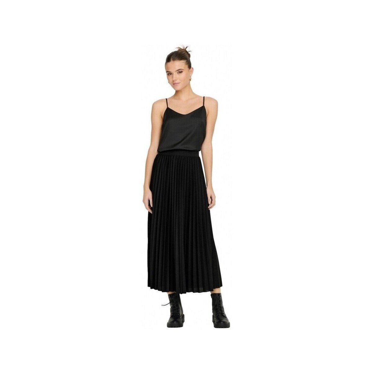 Only Îmbracaminte Skirt Melisa Plisse - Black