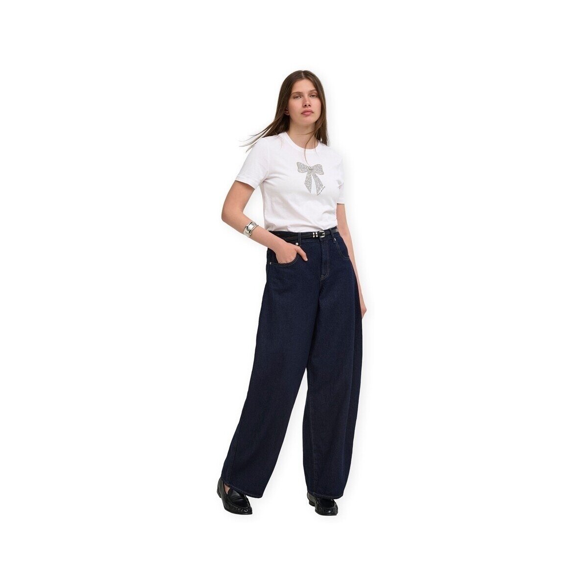 Only Îmbracaminte Taylor Barrel Jeans - Dark Blue Denim