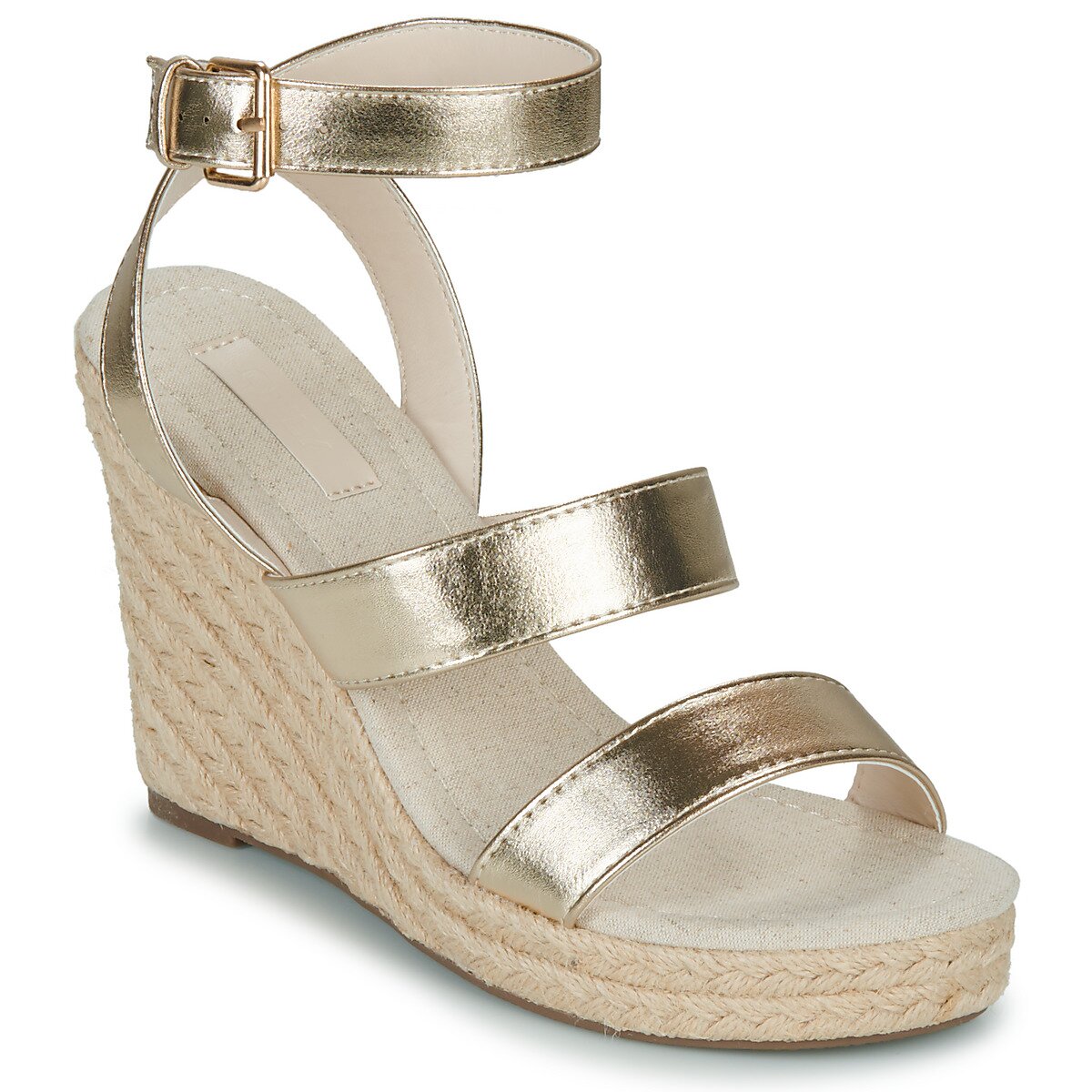 Only Pantofi ONLAMELIA-16 WEDGE SANDAL FOIL