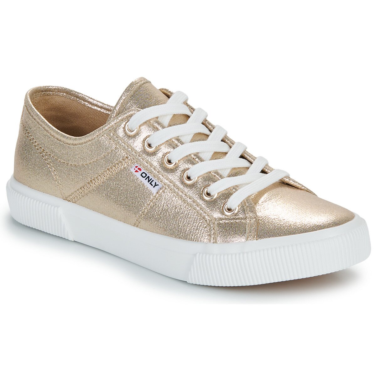 Only Pantofi ONLNICOLA CANVAS SNEAKER METALLIC