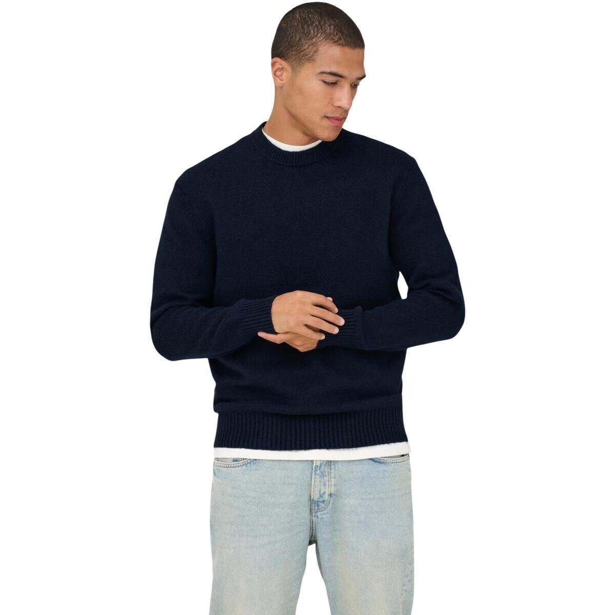 Only & Sons Îmbracaminte Onsjames Rlx Crew Knit Noos 22033783