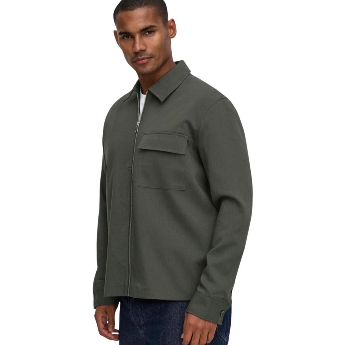Only & Sons Îmbracaminte Onswill Reg 0292 Zip Overshirt Frml Noos 22038673