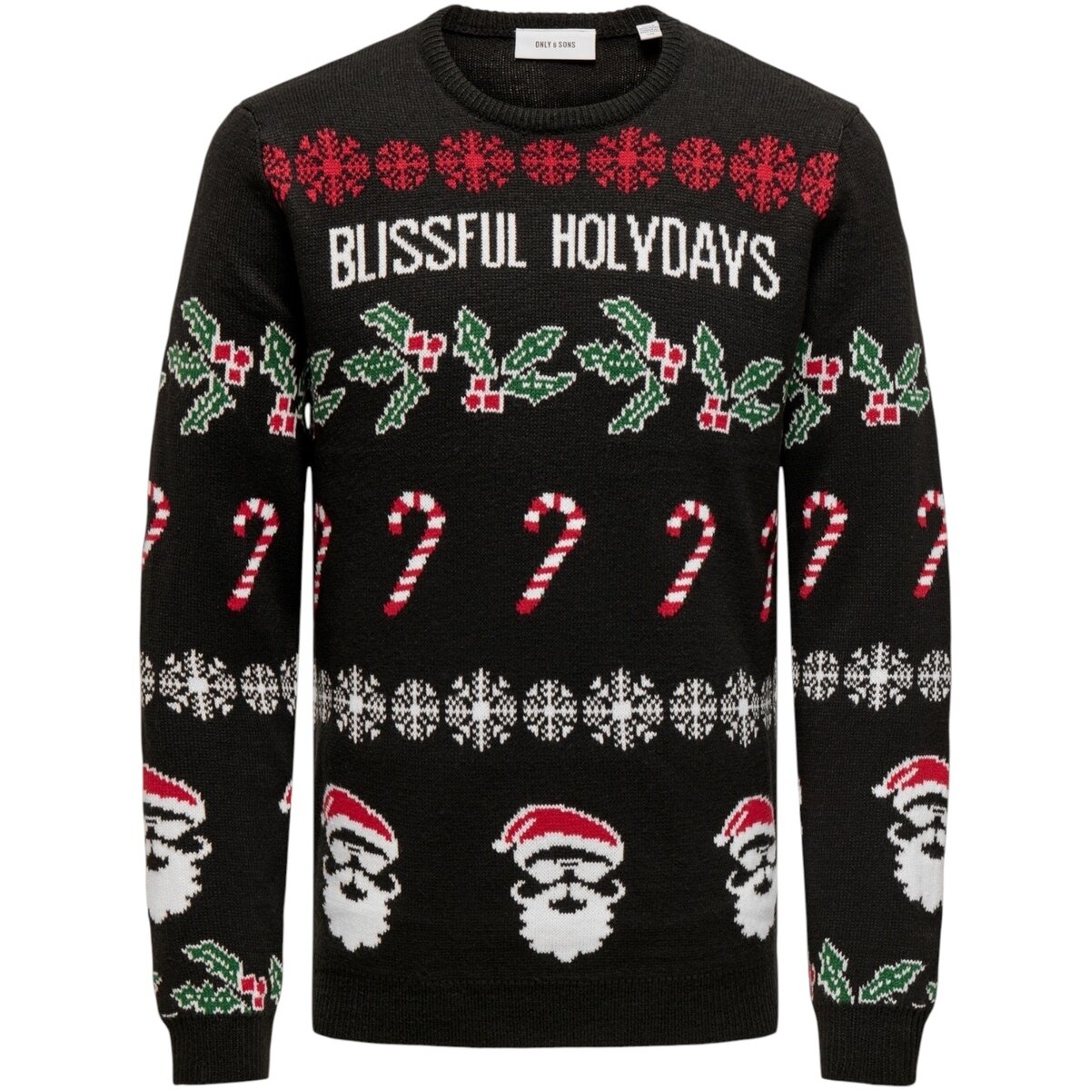 Only & Sons Îmbracaminte ONSXMAS REG 5 ALLOVER CREW KNIT 22031171