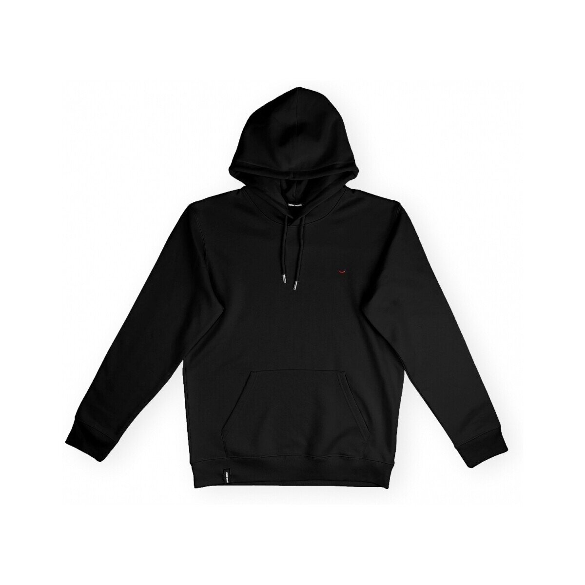 Organic Monkey Îmbracaminte Hoodie Red Hot - Black