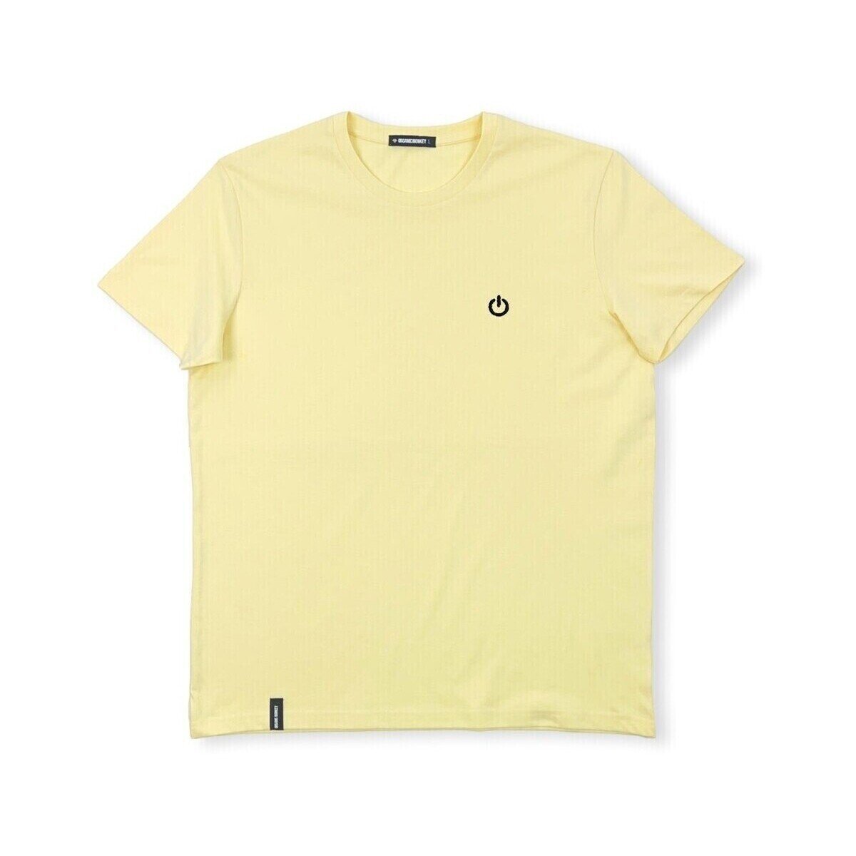 Organic Monkey Îmbracaminte Power Off T-Shirt - Yellow Mango