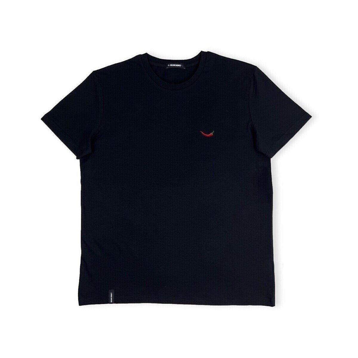Organic Monkey Îmbracaminte Red Hot T-Shirt - Black