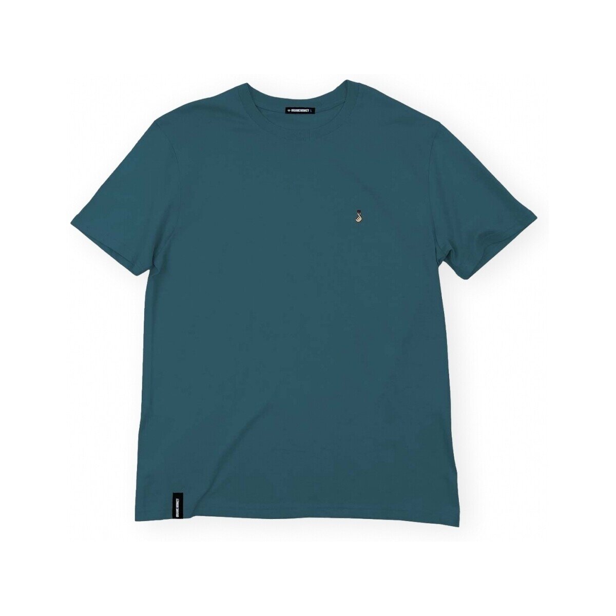 Organic Monkey Îmbracaminte T-Shirt Love Donation - Petrol