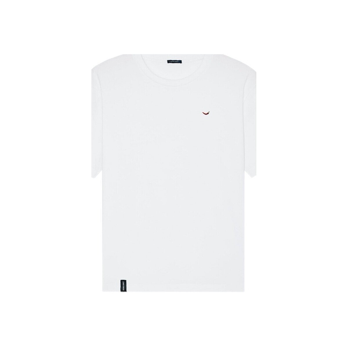 Organic Monkey Îmbracaminte T-Shirt Red Hot - White