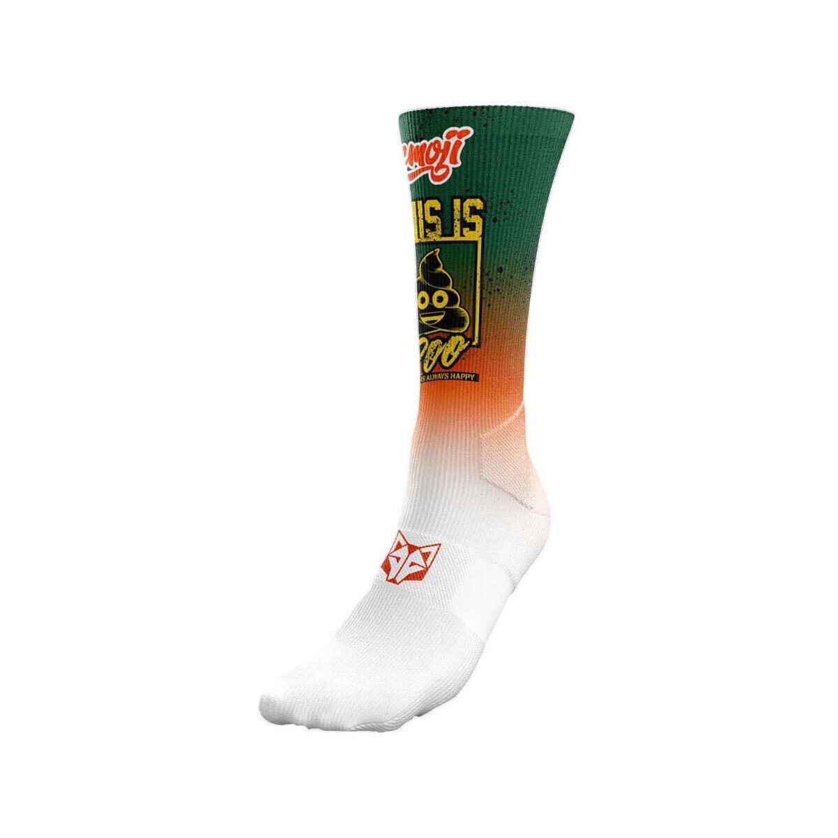 Otso Lenjerie intimă Chaussettes Emoji Be Like Poo blanc 67% polyamide