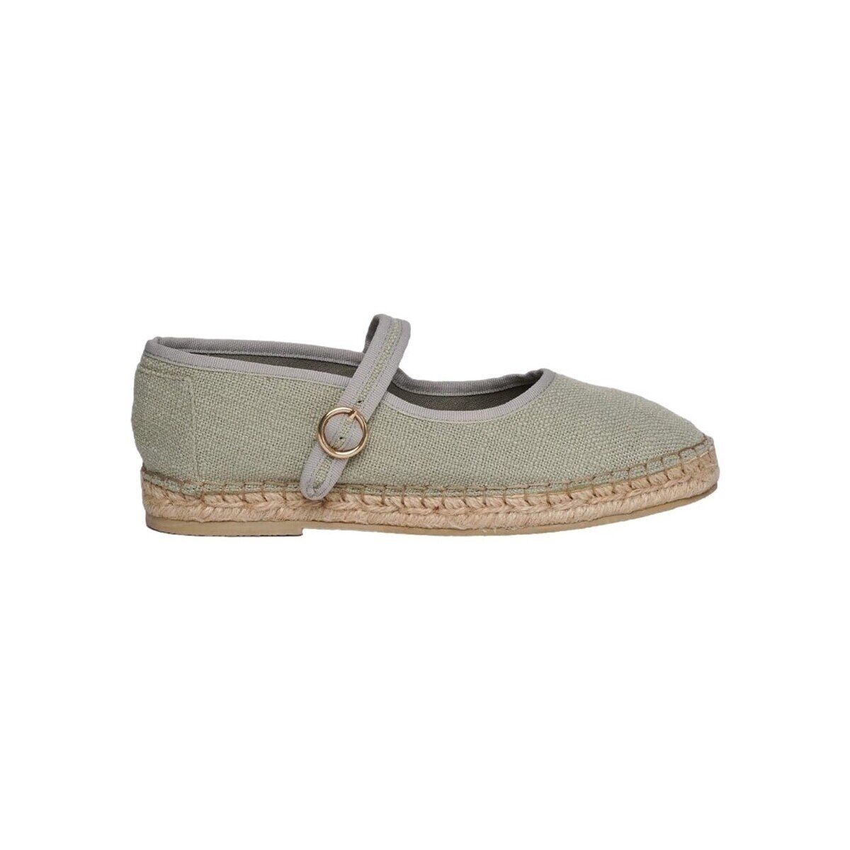 Paez Pantofi Mary Jane Raw W - Linen Laurel Green
