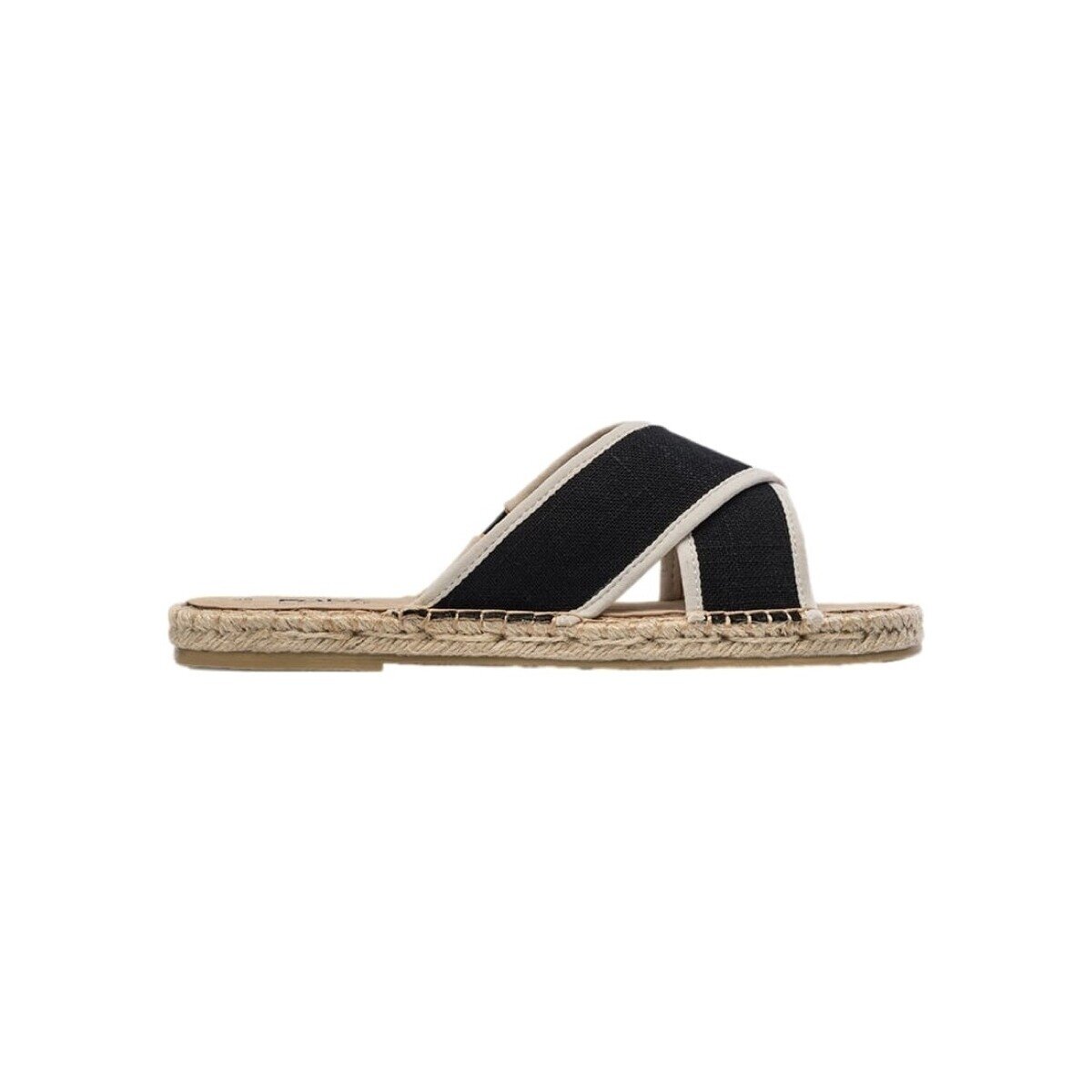 Paez Pantofi Sandals Crossed W - Linen Black