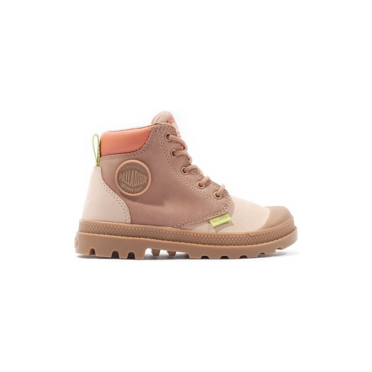 Palladium Pantofi Pampa HI Cuff Kids Boots - Beige Tan/Nude Brown