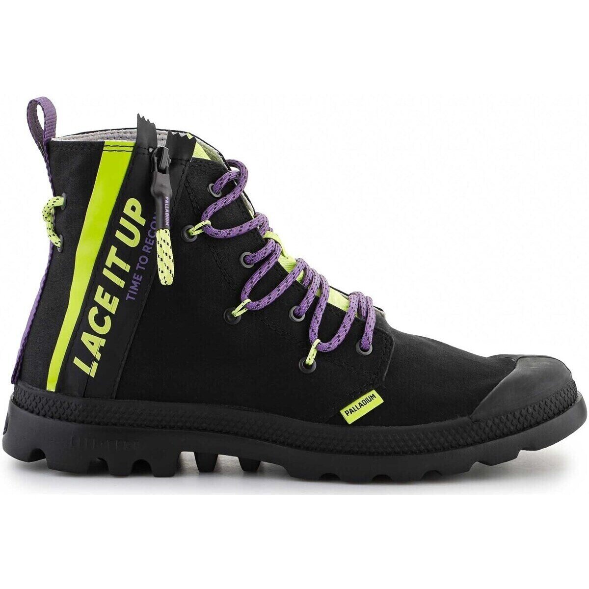 Palladium Pantofi Pampa Lite Lace It Black/Wild lime 78353-099-M