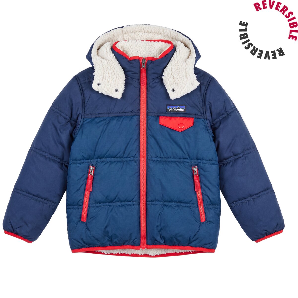 Patagonia Îmbracaminte BABY REVERSIBLE TRIBBLES HOODY