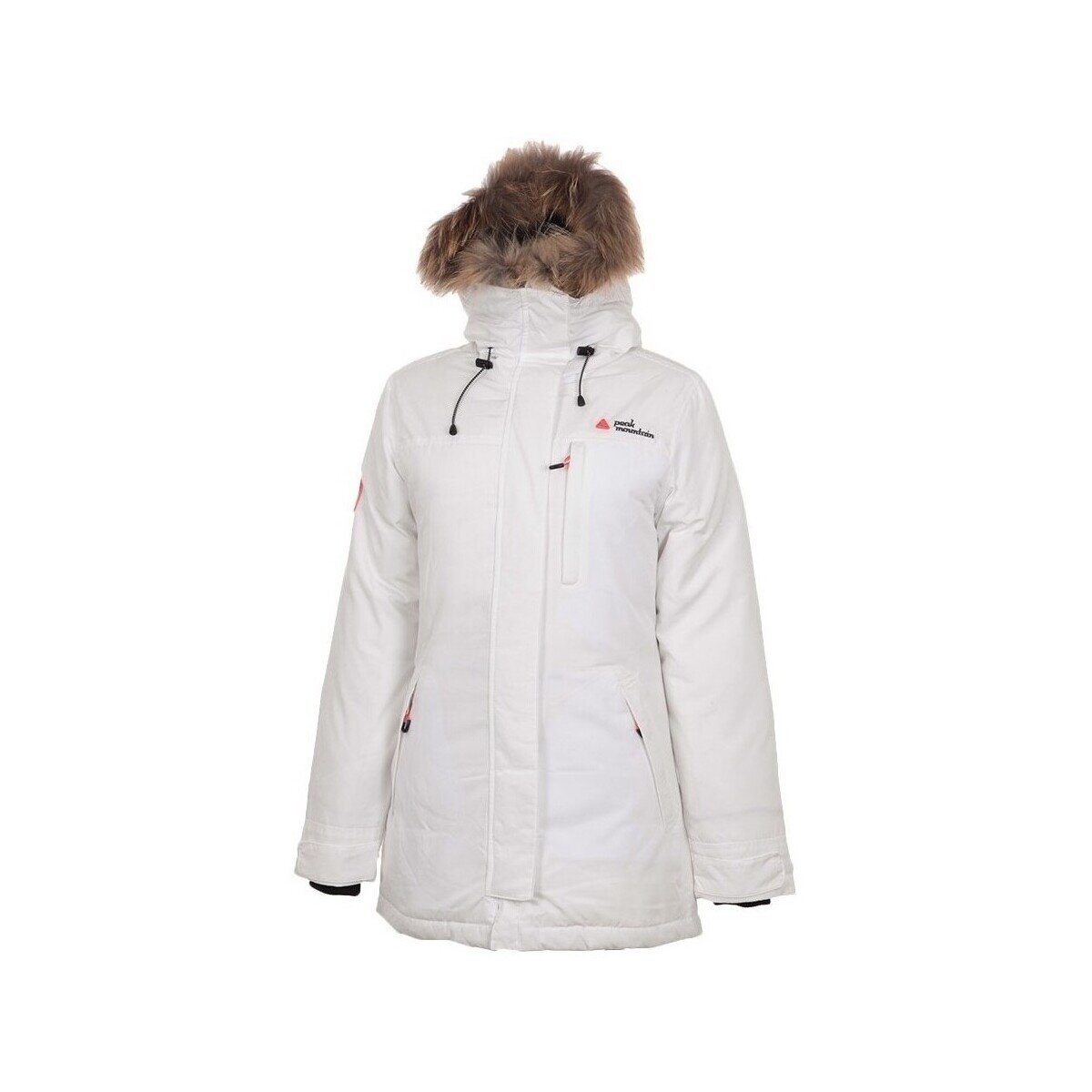 Peak Mountain Îmbracaminte Parka de ski avec vraie fourrure femme AKAGAN
