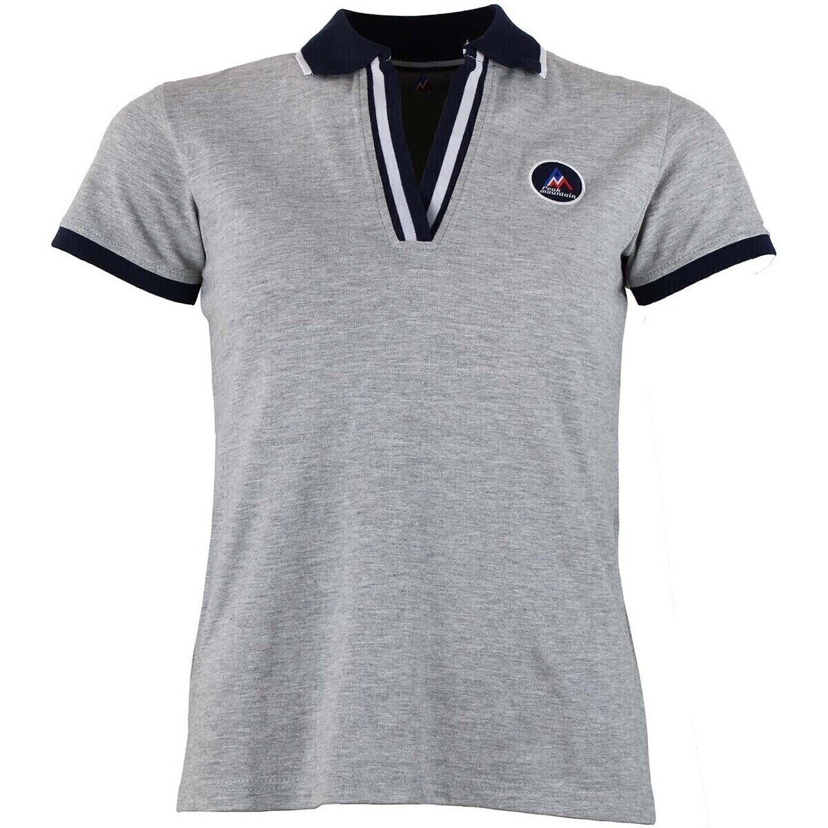 Peak Mountain Îmbracaminte Polo manches courtes femme ASFALTE