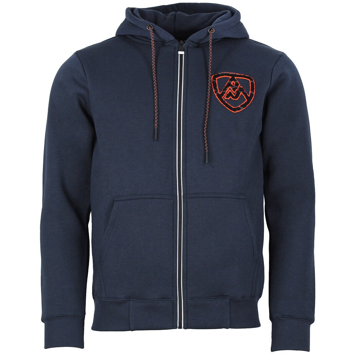 Peak Mountain Îmbracaminte SWEAT MOLLETON ZIPPE A CAPUCHE CAWANE HOMME
