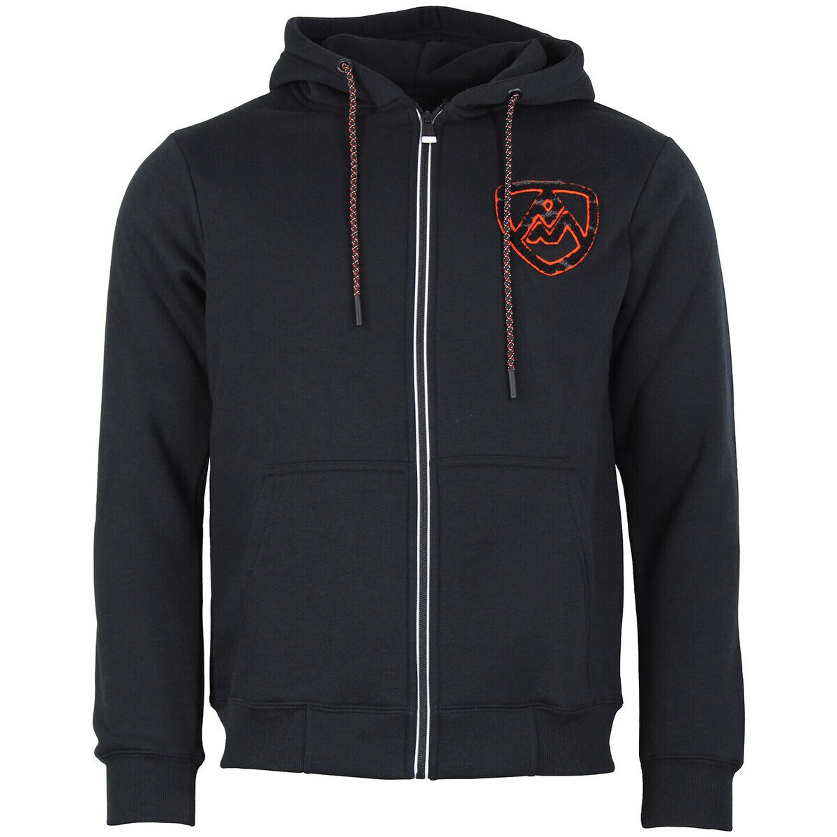Peak Mountain Îmbracaminte SWEAT MOLLETON ZIPPE A CAPUCHE CAWANE HOMME
