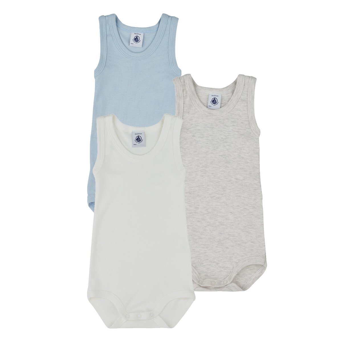Petit Bateau Îmbracaminte 3 BODIES SM