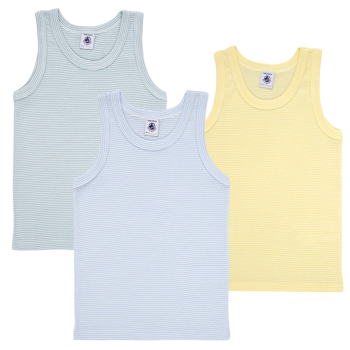 Petit Bateau Îmbracaminte 3 DEBARDEURS