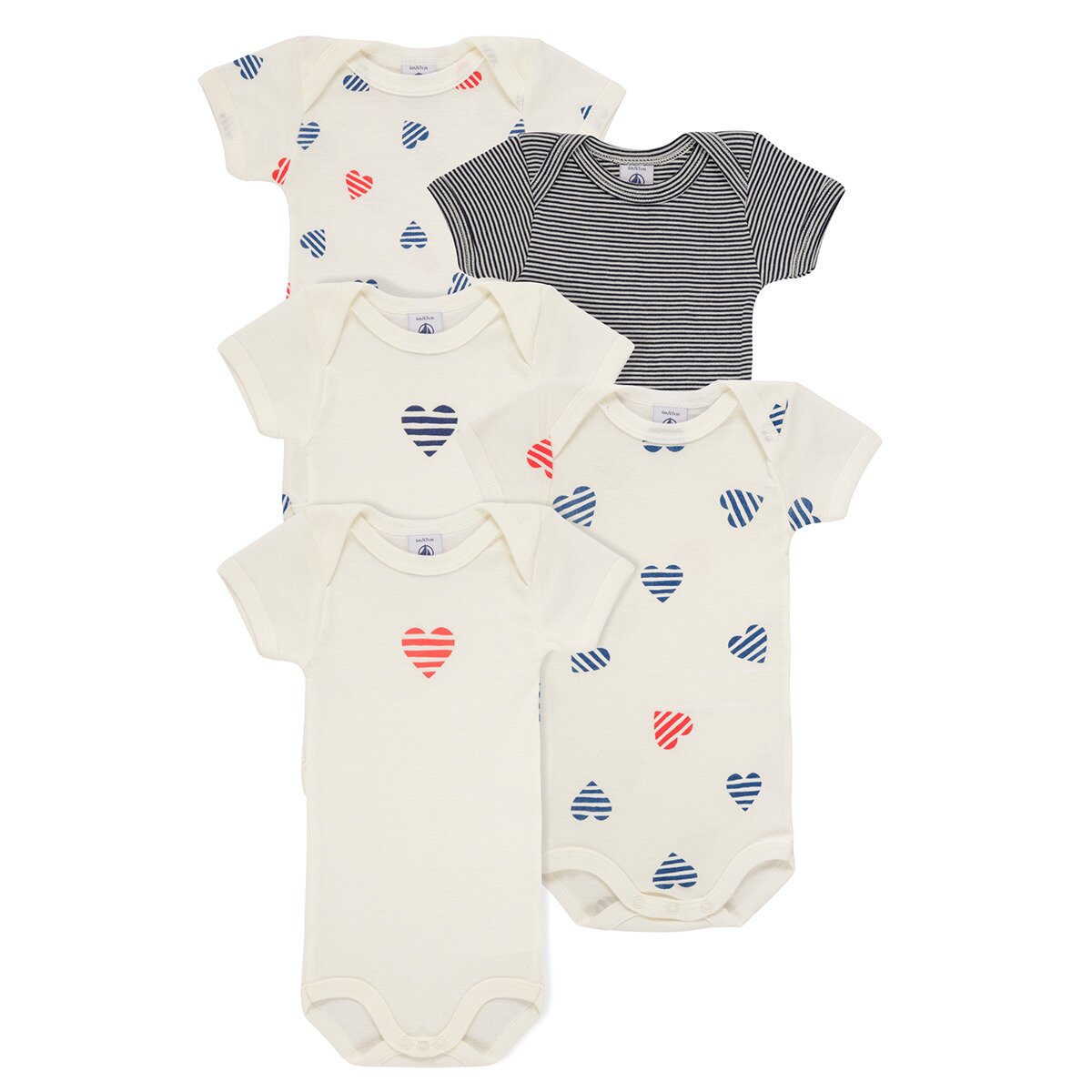 Petit Bateau Îmbracaminte 5 BODIES US MC