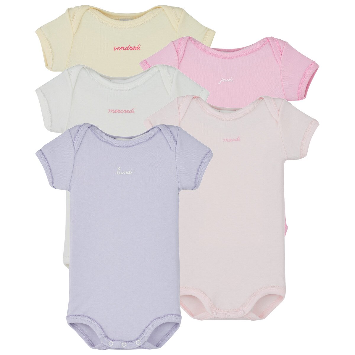 Petit Bateau Îmbracaminte 5 BODIES US MC