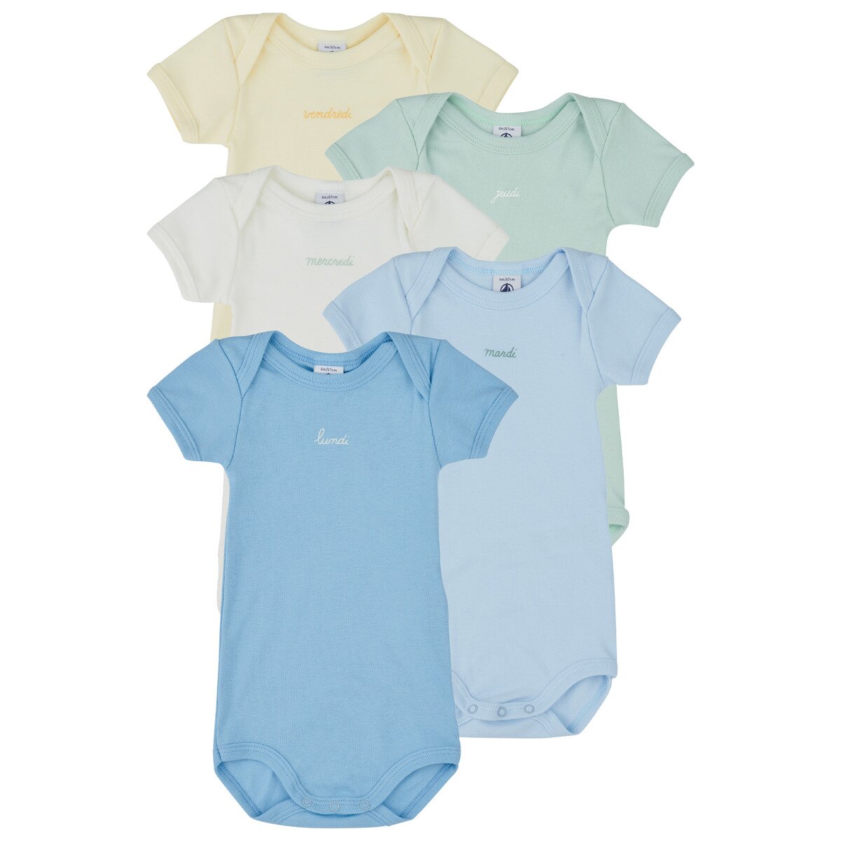 Petit Bateau Îmbracaminte 5 BODIES US MC