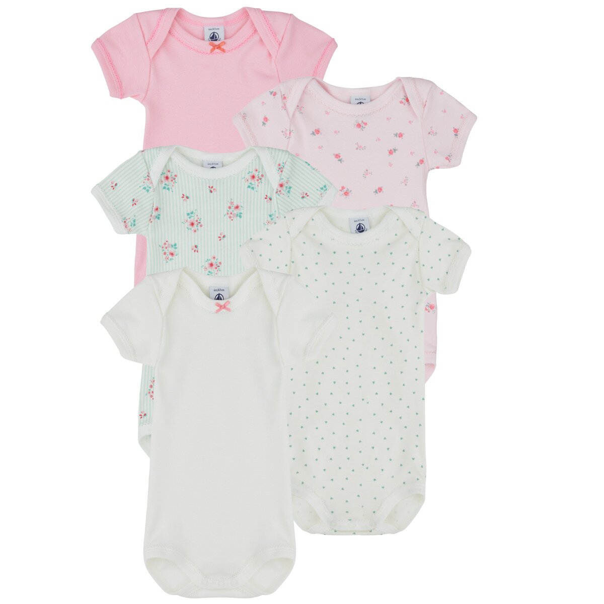 Petit Bateau Îmbracaminte 5 BODIES US MC